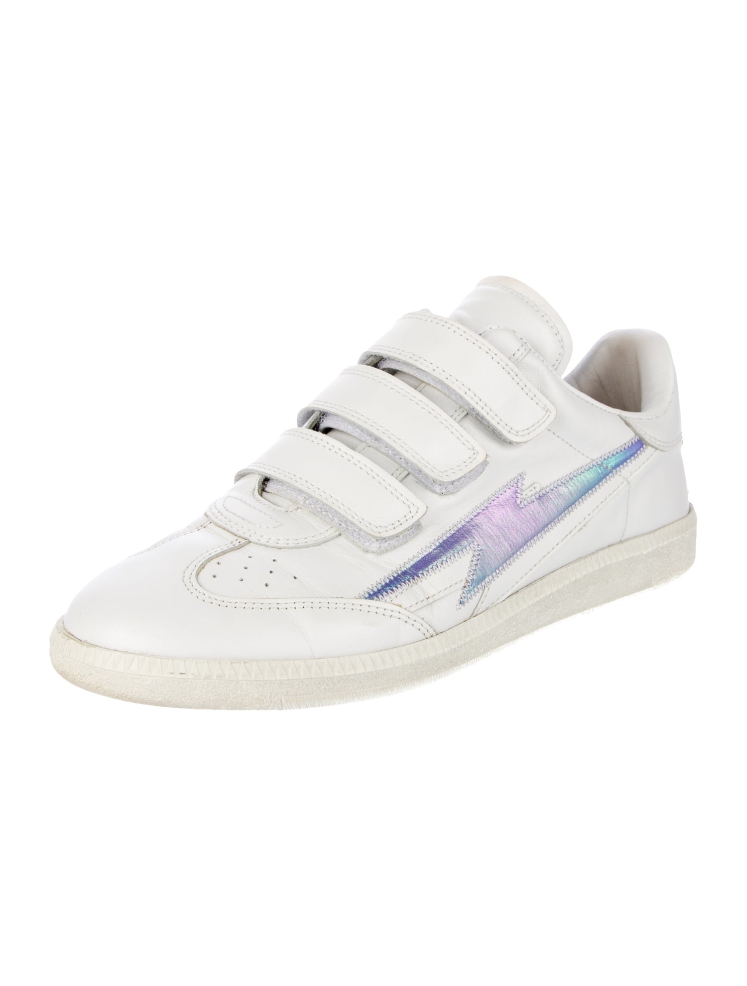 Isabel Marant Leather Printed Sneakers