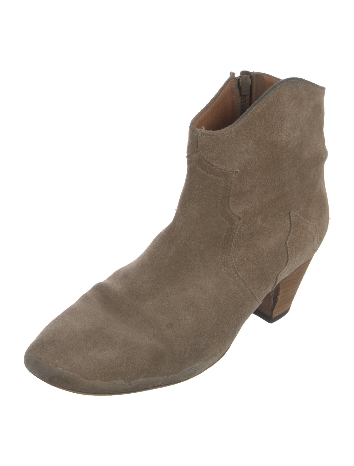 Isabel Marant Suede Western Boots