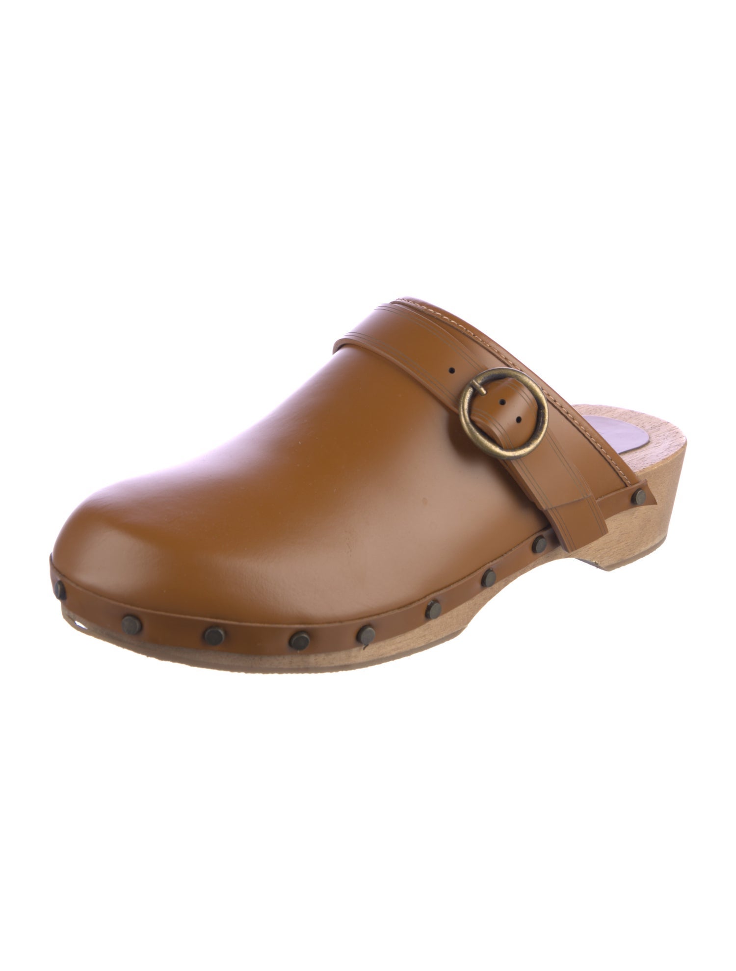 Isabel Marant Leather Studded Accents Mules