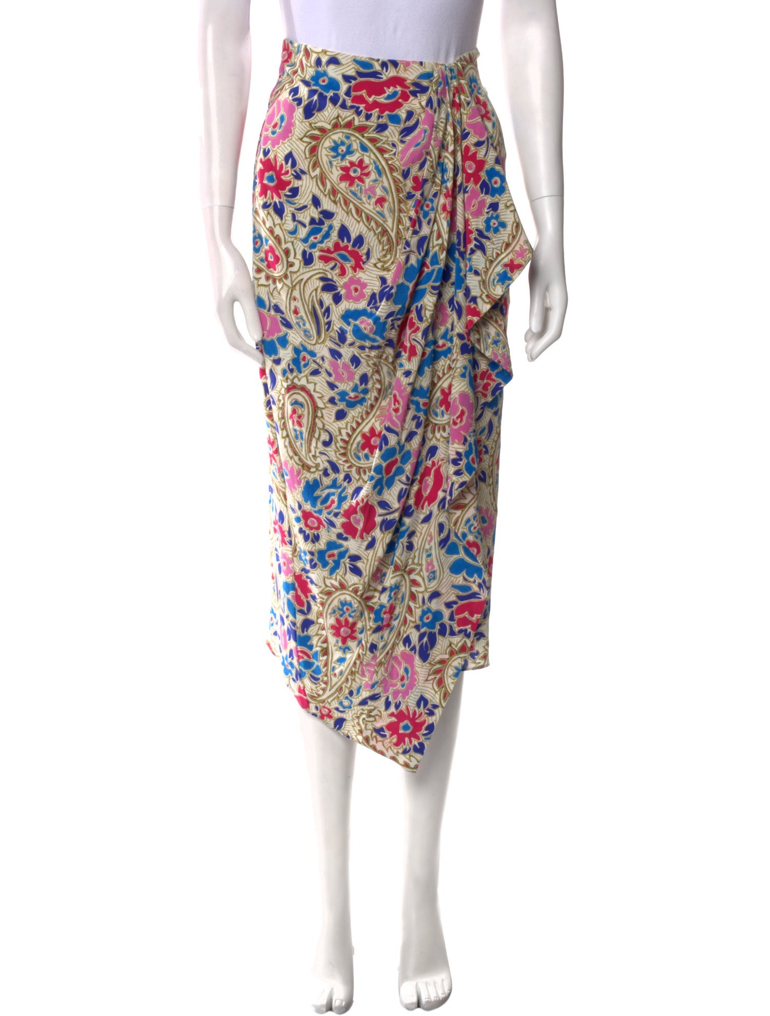 Isabel Marant Silk Midi Length Skirt