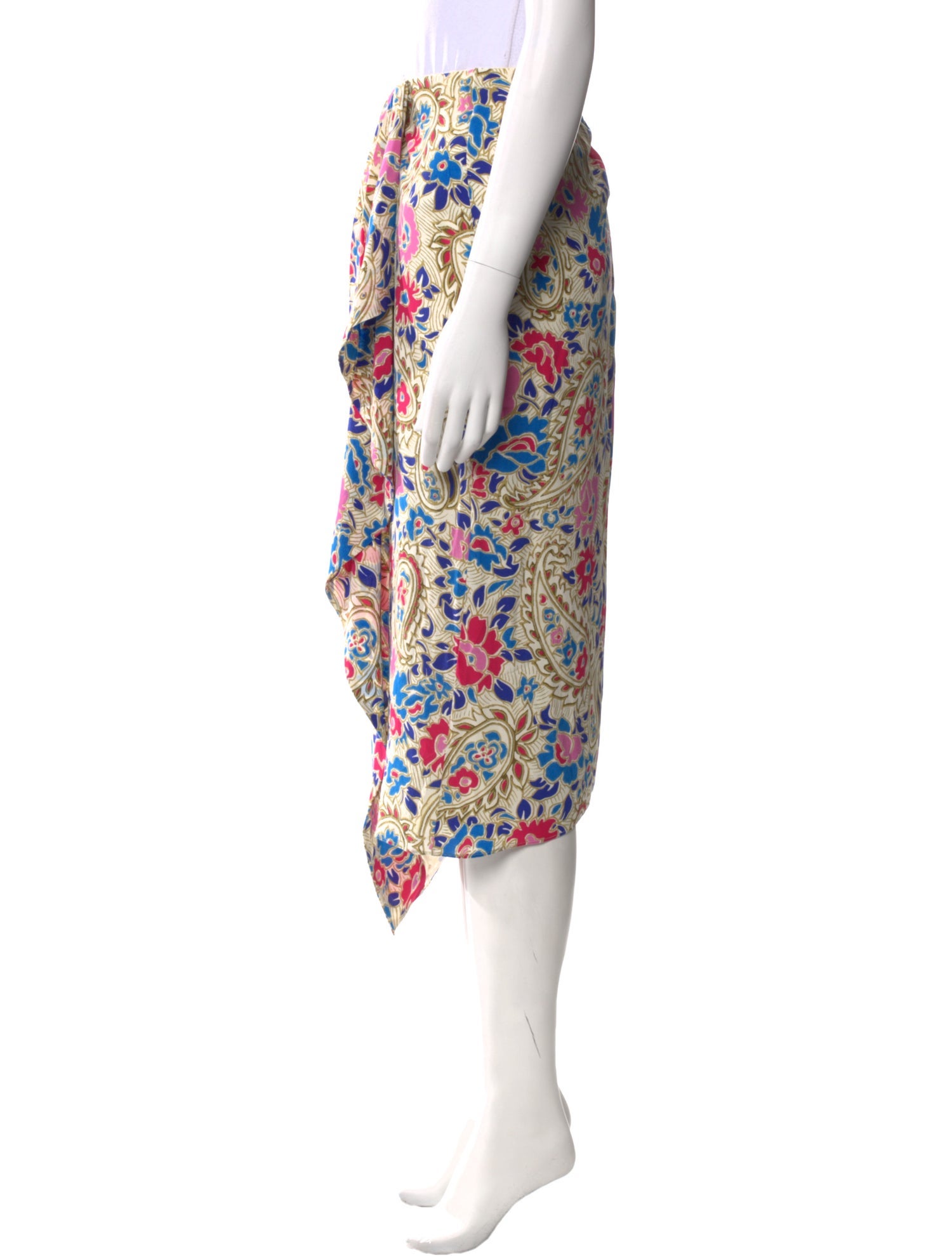 Isabel Marant Silk Midi Length Skirt