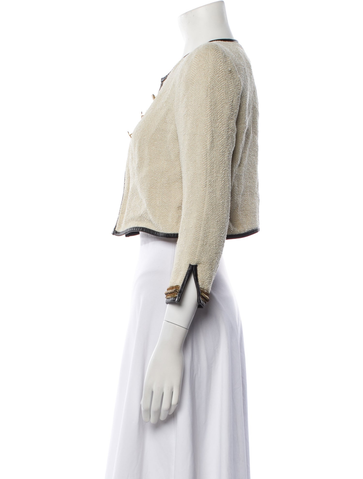 Isabel Marant Linen Tweed Pattern Evening Jacket