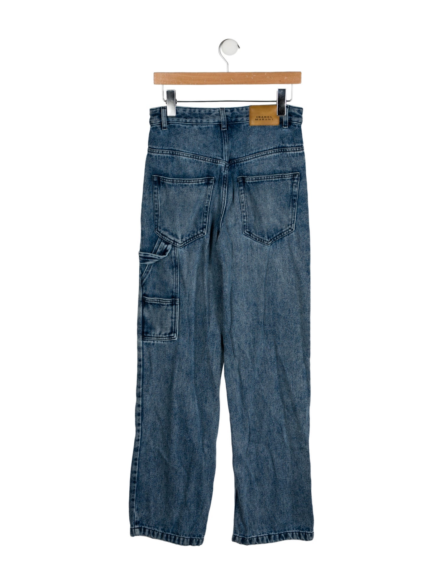 Isabel Marant High-Rise Straight Leg Jeans