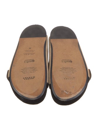 Isabel Marant Suede Studded Accents Slides
