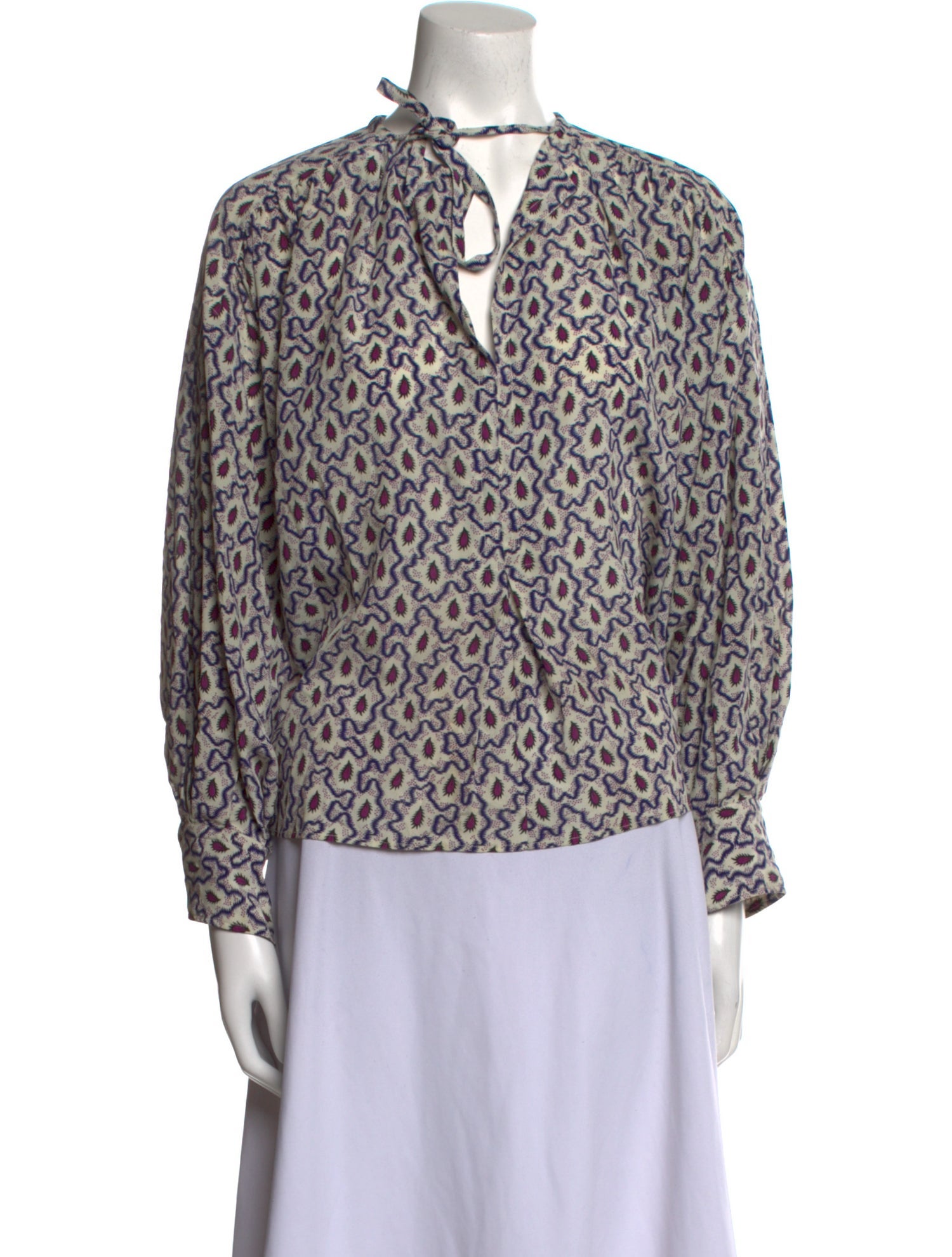 Isabel Marant Silk Printed Blouse