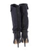 Isabel Marant Canvas Beaded Accents Sock Boots