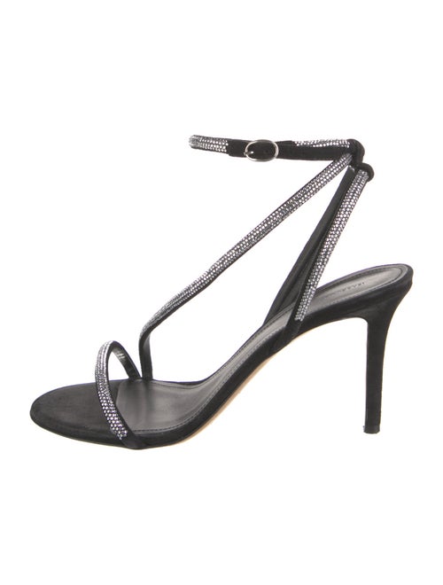 Isabel Marant Suede Crystal Embellishments Sandals