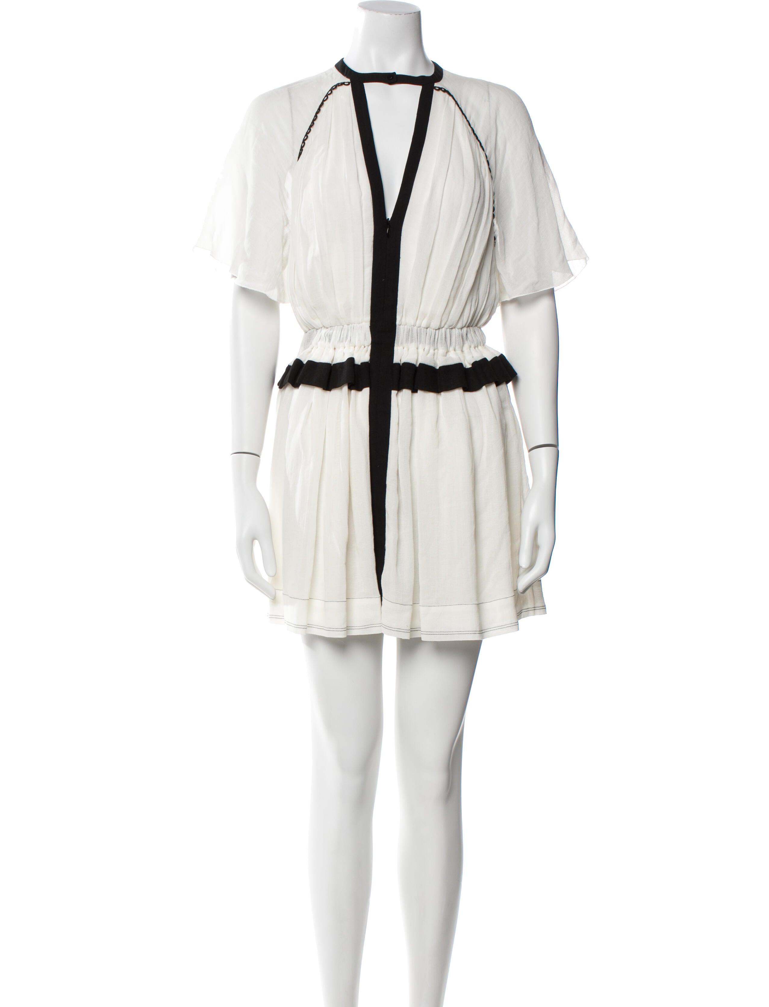 Isabel Marant Crew Neck Mini Dress