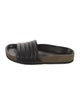 Isabel Marant Leather Ruffle Embellishment Slides
