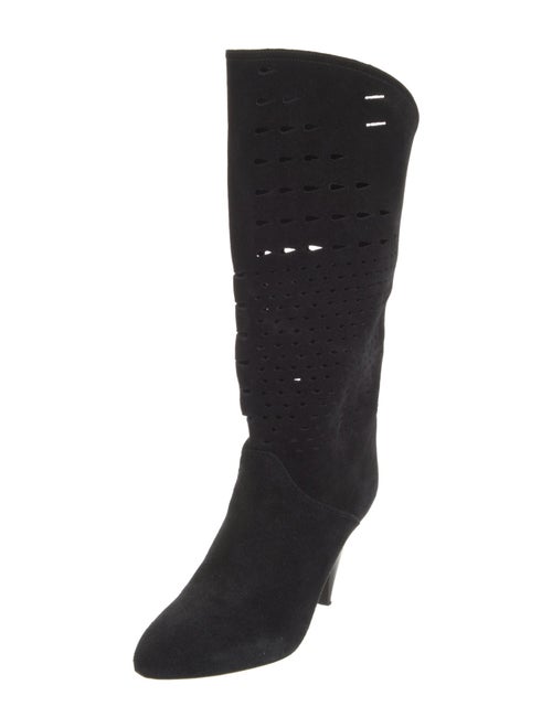 Isabel Marant Suede Lasercut Accents Boots