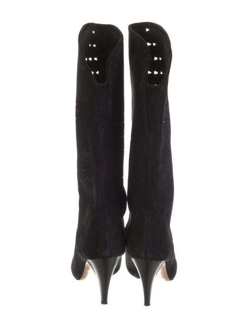 Isabel Marant Suede Lasercut Accents Boots