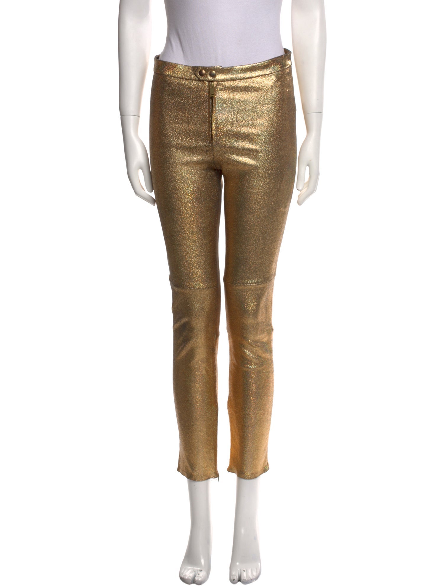 Isabel Marant Leather Skinny Leg Pants