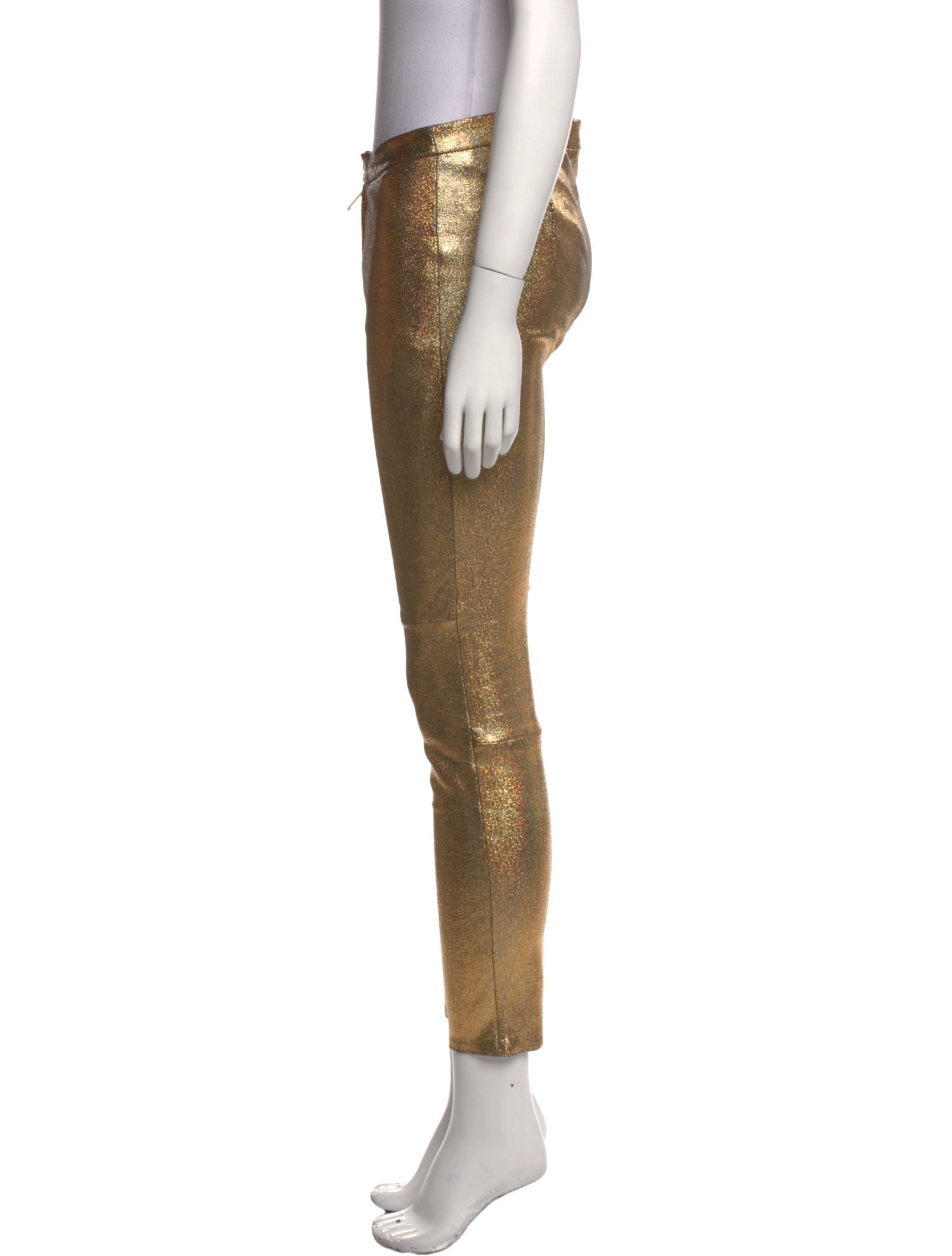 Isabel Marant Leather Skinny Leg Pants