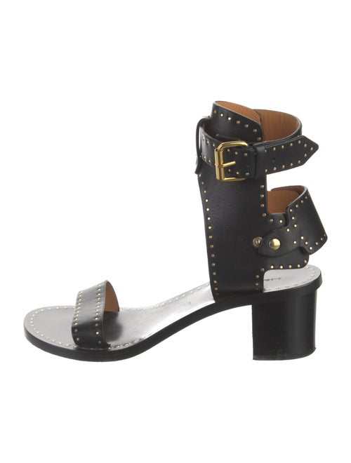 Isabel Marant Leather Studded Accents Gladiator Sandals