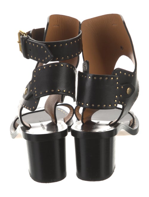 Isabel Marant Leather Studded Accents Gladiator Sandals