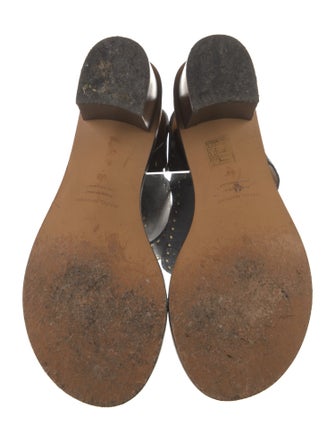 Isabel Marant Leather Studded Accents Gladiator Sandals