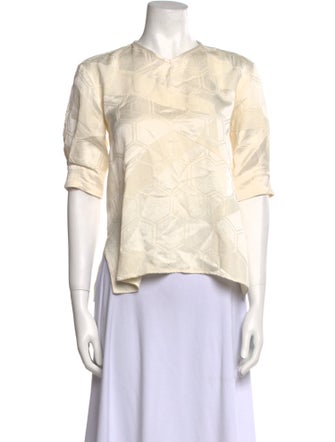 Isabel Marant Crew Neck Short Sleeve Top