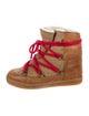 Étoile Isabel Marant Leather Printed Lace-Up Boots