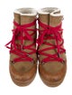 Étoile Isabel Marant Leather Printed Lace-Up Boots