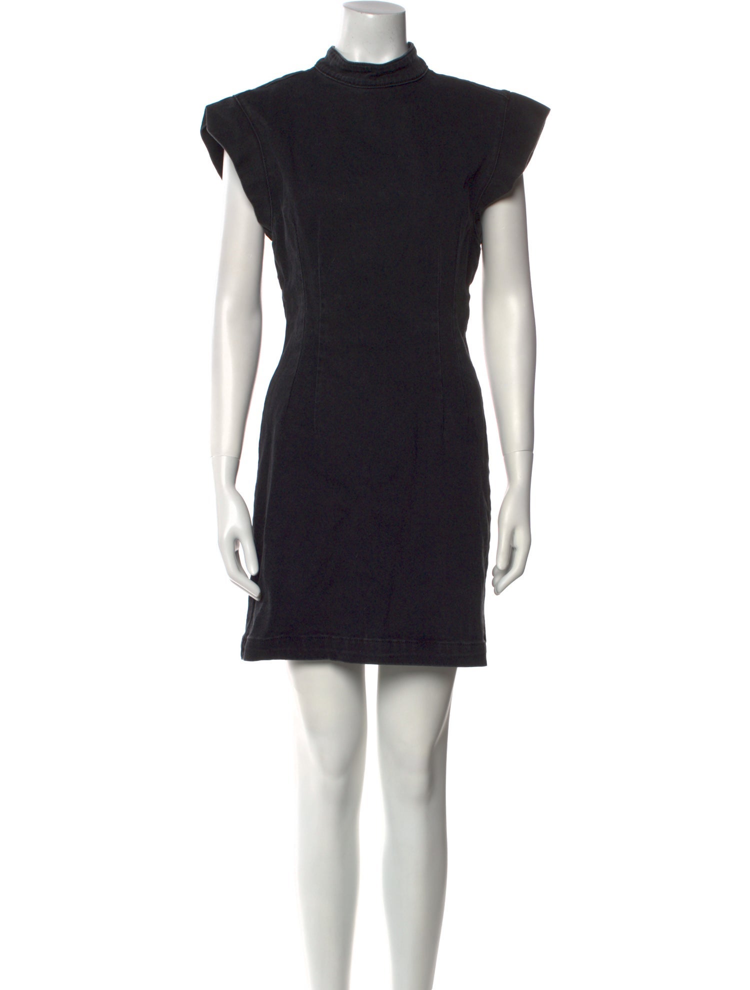 Isabel Marant Mock Neck Mini Dress