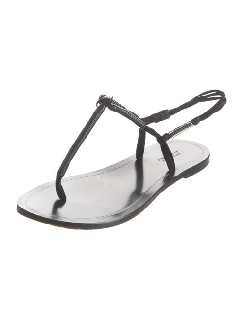 Isabel Marant Leather T-Strap Sandals
