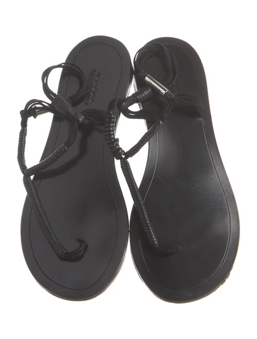 Isabel Marant Leather T-Strap Sandals