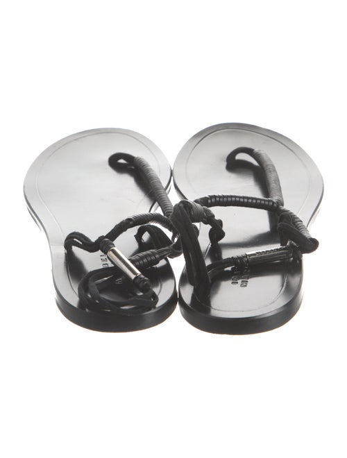 Isabel Marant Leather T-Strap Sandals