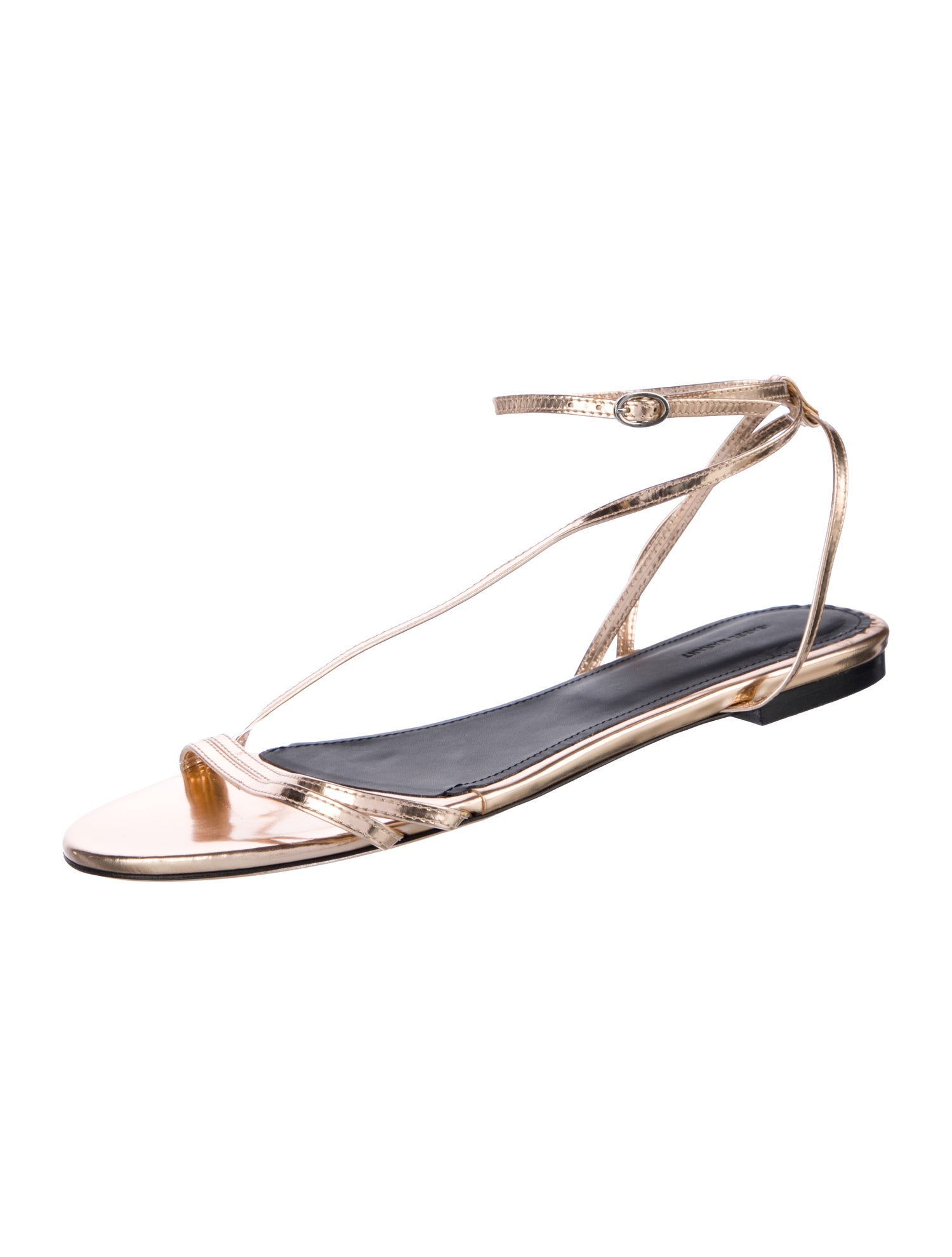 Isabel Marant Patent Leather Slingback Sandals