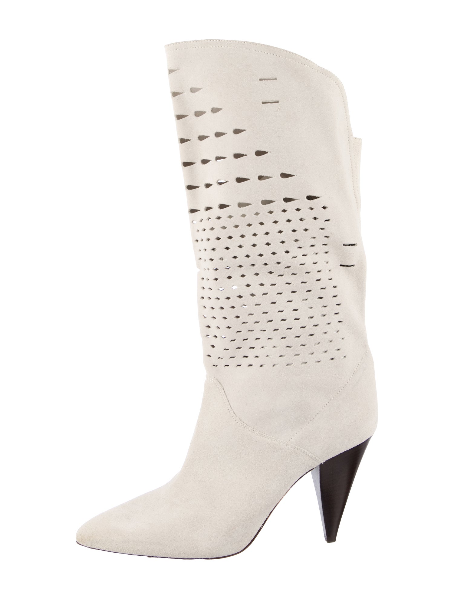 Isabel Marant Suede Cutout Accent Boots