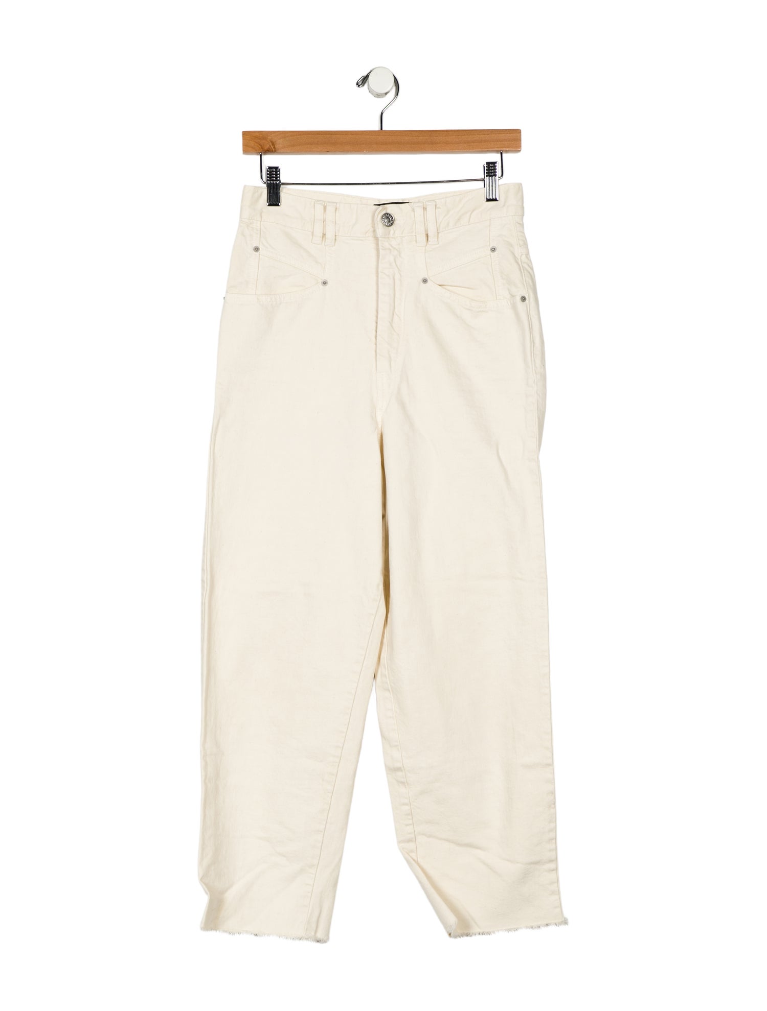 Isabel Marant High-Rise Straight Leg Jeans