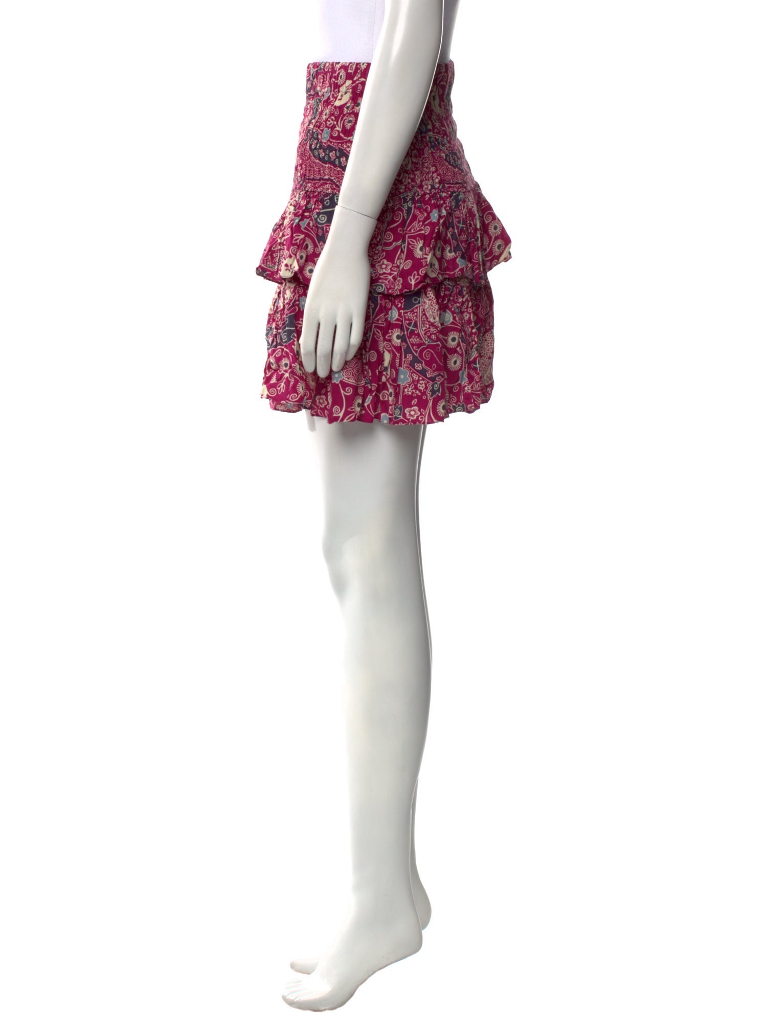 Isabel Marant Floral Print Mini Skirt