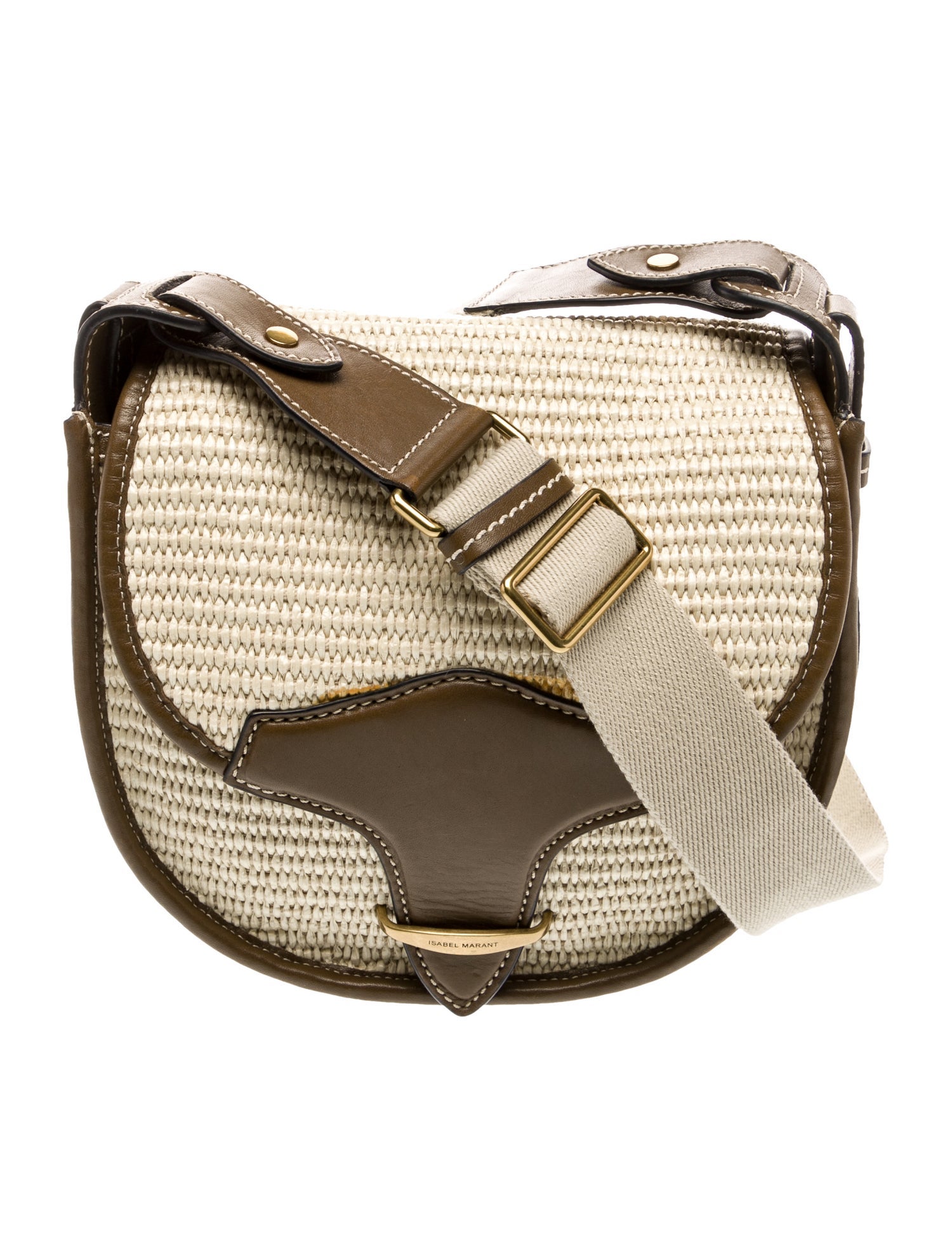 Isabel Marant Raffia Messenger Bag