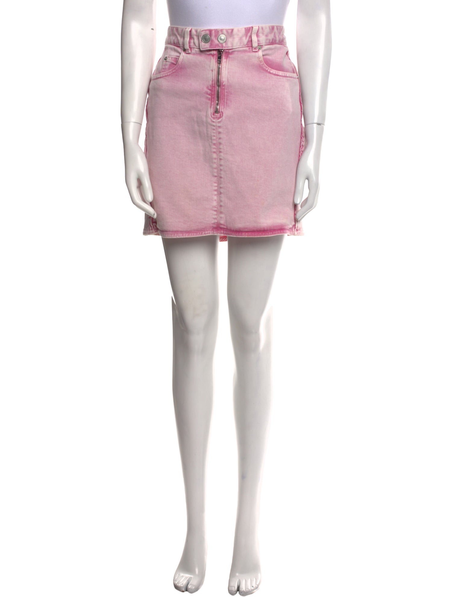 Isabel Marant Pleated Accents Mini Skirt