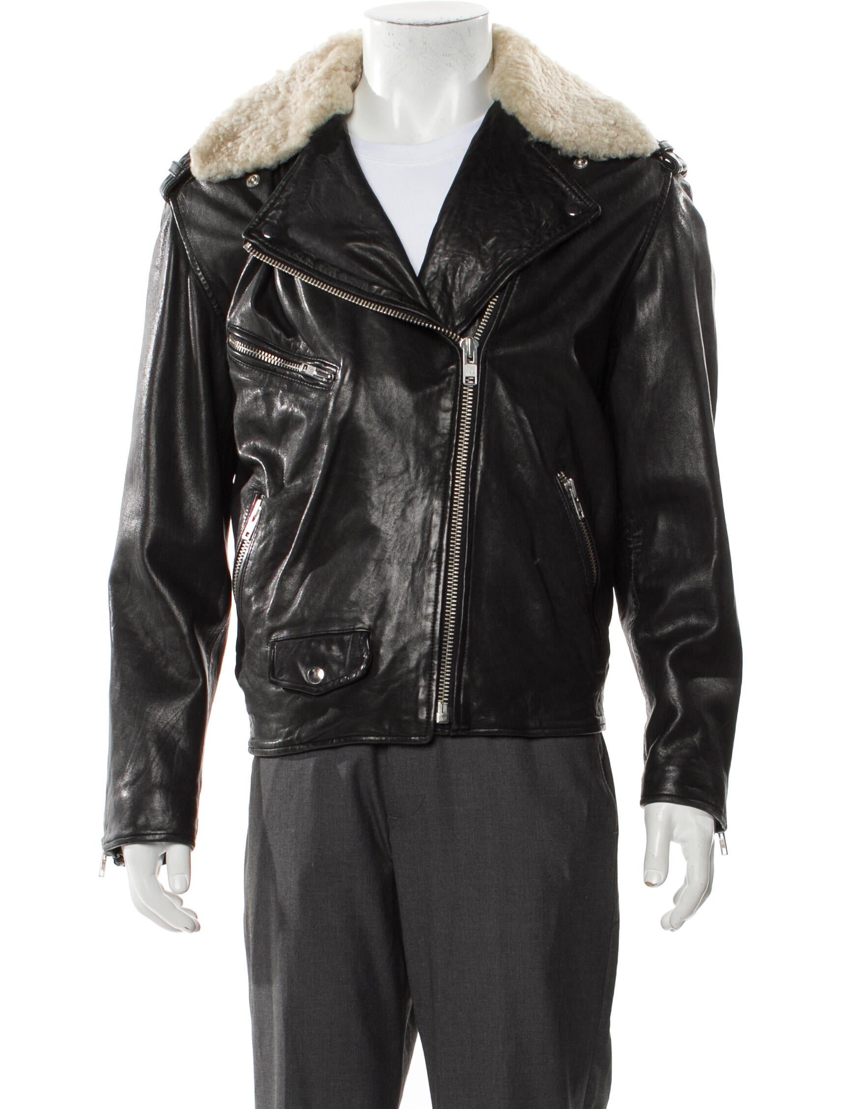 Isabel Marant Lamb Leather Biker Jacket