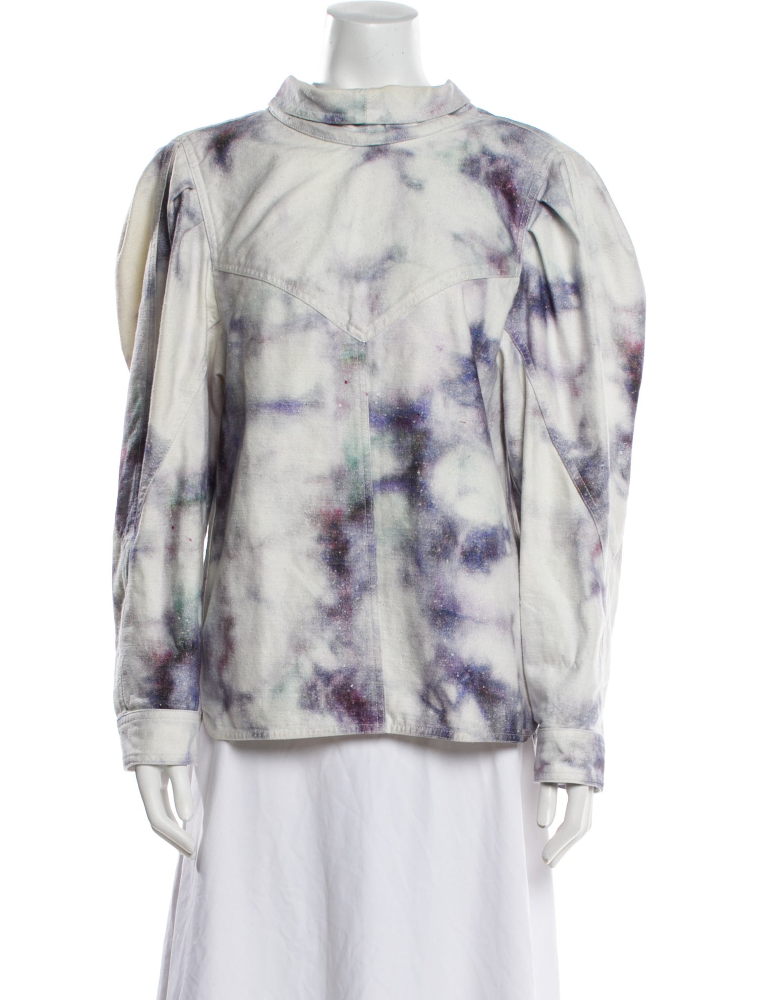 Isabel Marant Printed Faux Fur Jacket