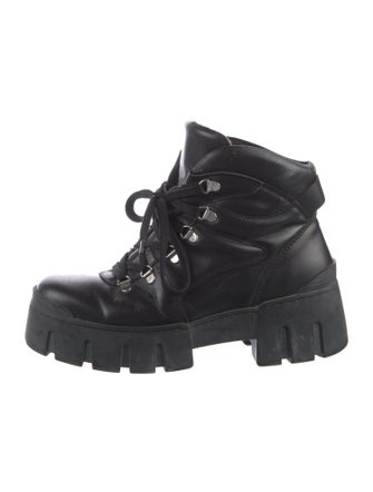 Isabel Marant Leather Combat Boots
