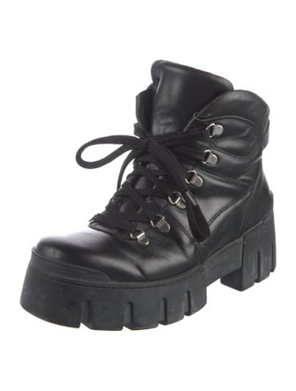 Isabel Marant Leather Combat Boots