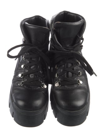 Isabel Marant Leather Combat Boots
