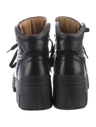 Isabel Marant Leather Combat Boots