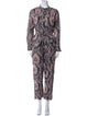 Isabel Marant Printed Mock Neck Jumpsuit