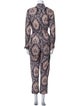 Isabel Marant Printed Mock Neck Jumpsuit