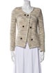 Isabel Marant Virgin Wool Tweed Pattern Evening Jacket