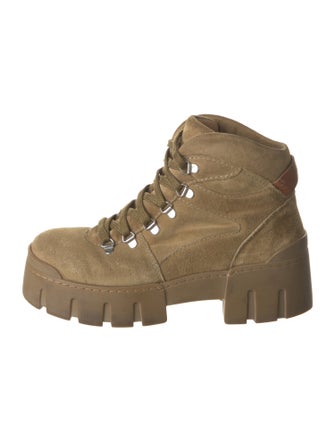 Isabel Marant Suede Combat Boots