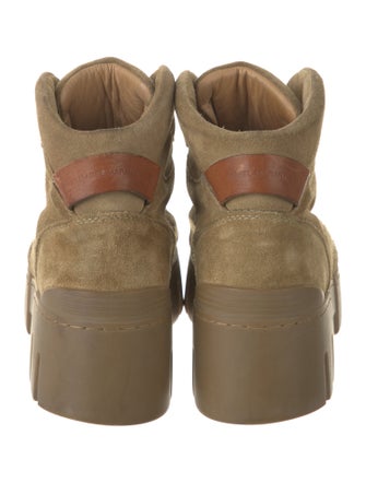 Isabel Marant Suede Combat Boots
