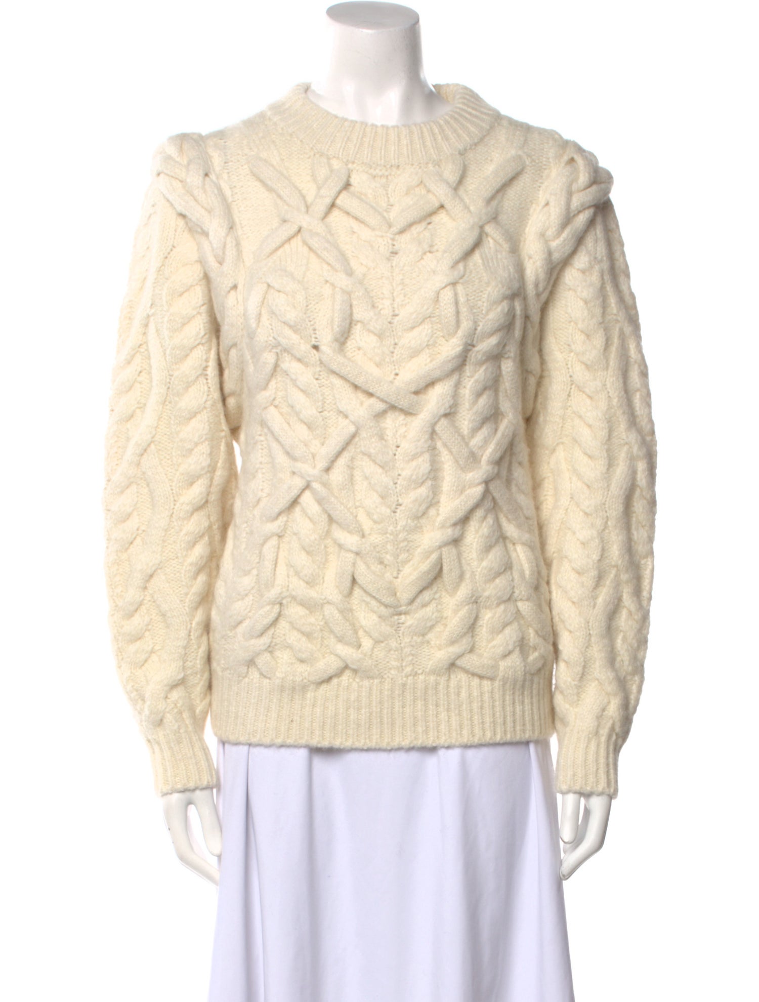 Isabel Marant Virgin Wool Crew Neck Sweater