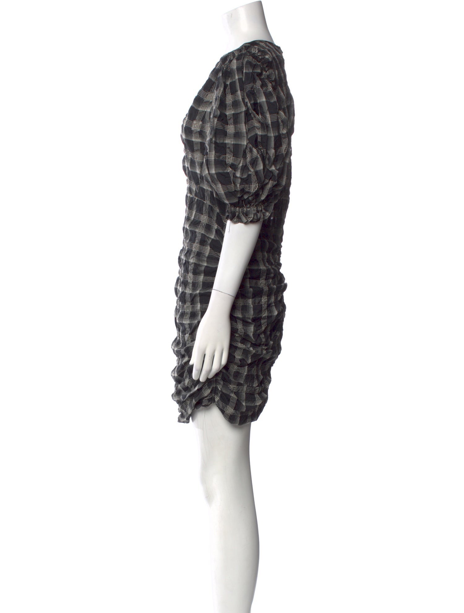 Isabel Marant Plaid Print Mini Dress w/ Tags