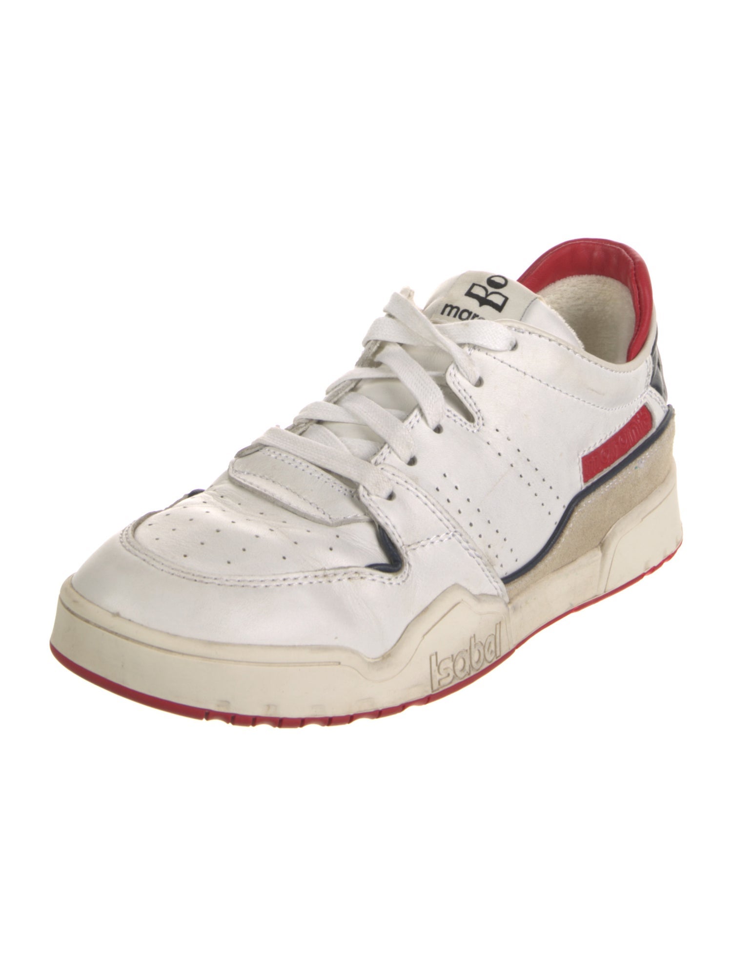 Isabel Marant Leather Printed Sneakers