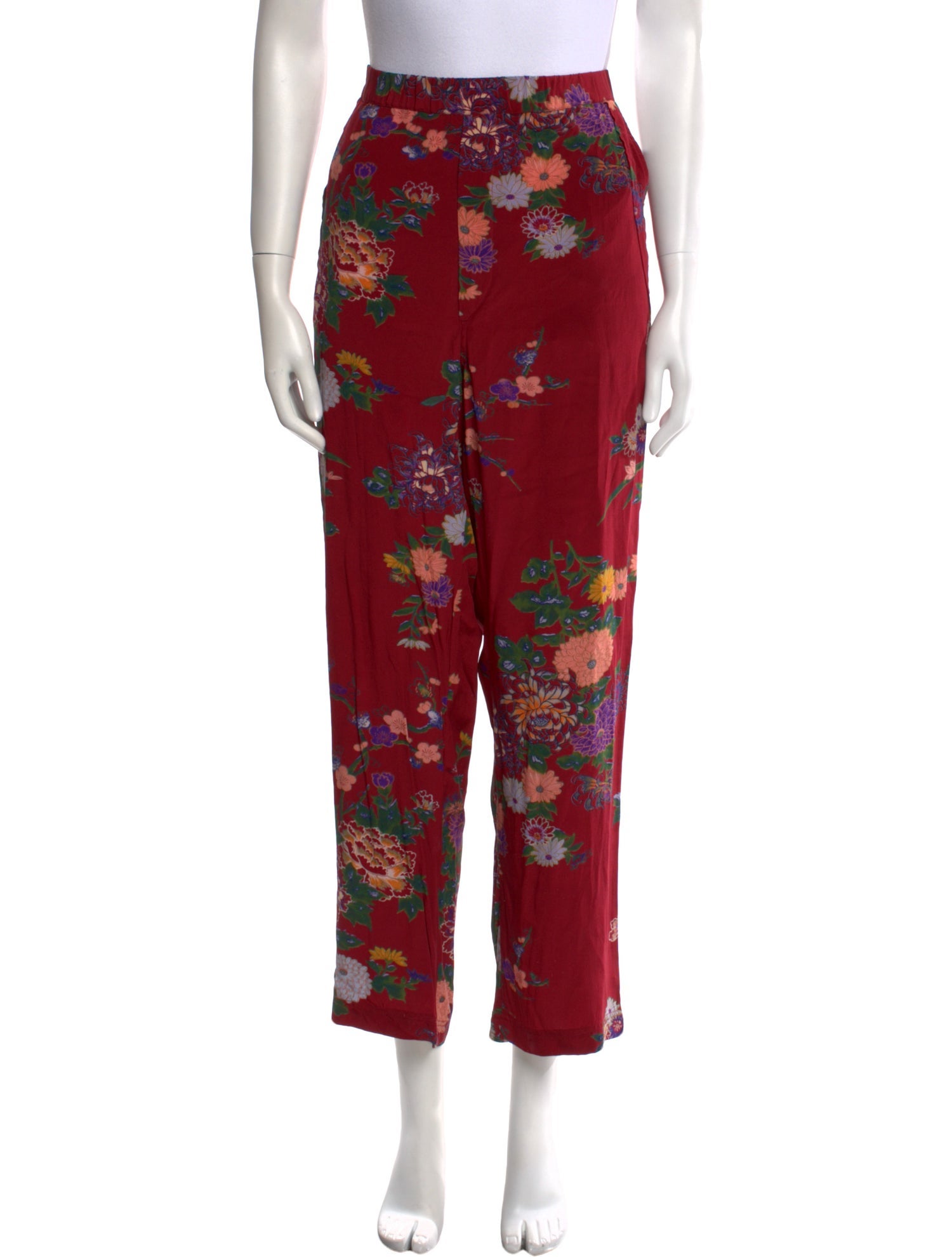 Isabel Marant Floral Print Wide Leg Pants