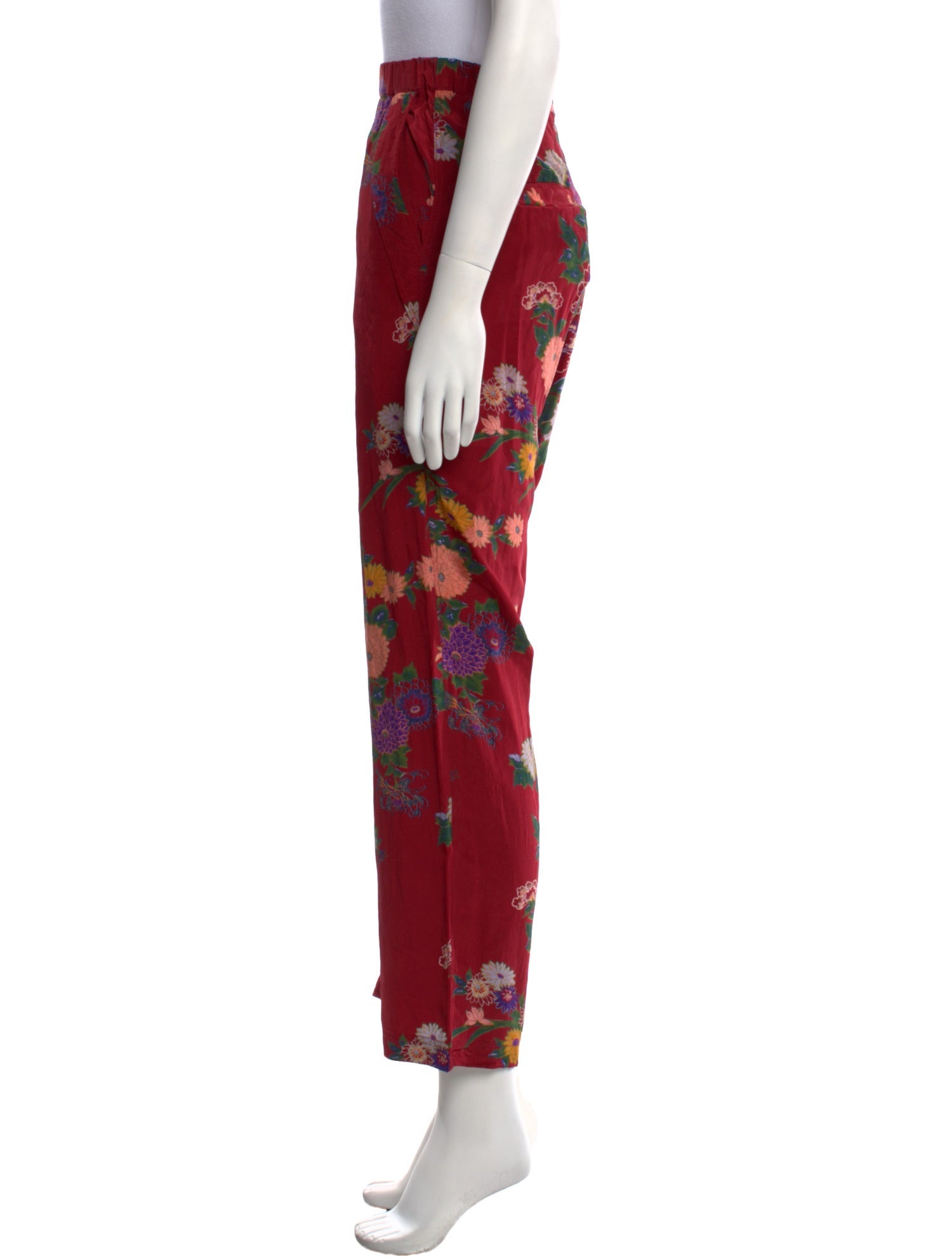 Isabel Marant Floral Print Wide Leg Pants