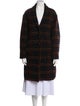 Étoile Isabel Marant Wool Plaid Print Coat
